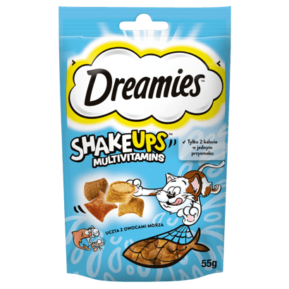 Przysmaki dla kota Shake Ups™ Multivitamins Uczta z Owocami Morza