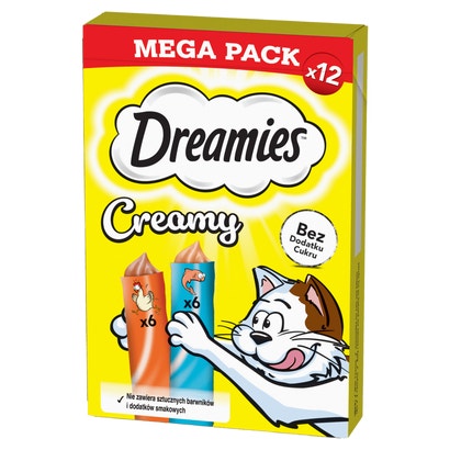 Kremowe Przysmaki dla kota Creamy z Wybornym Kurczakiem i Łososiem - brand image