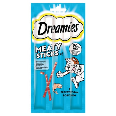 Przysmaki dla kota Meaty Sticks z Przepysznym Łososiem - brand image